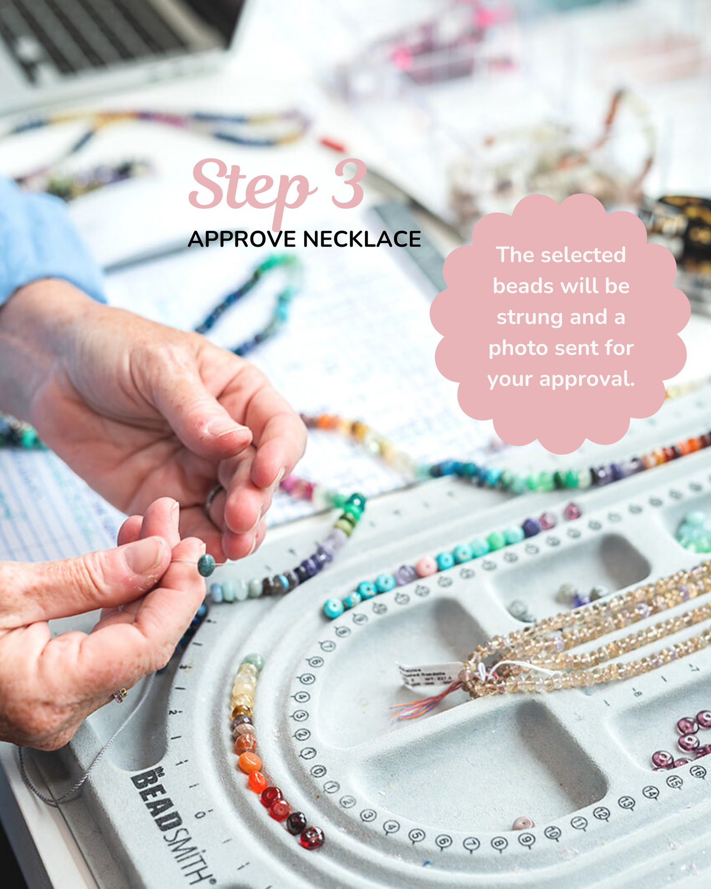 Custom Gemstone Beaded Necklace