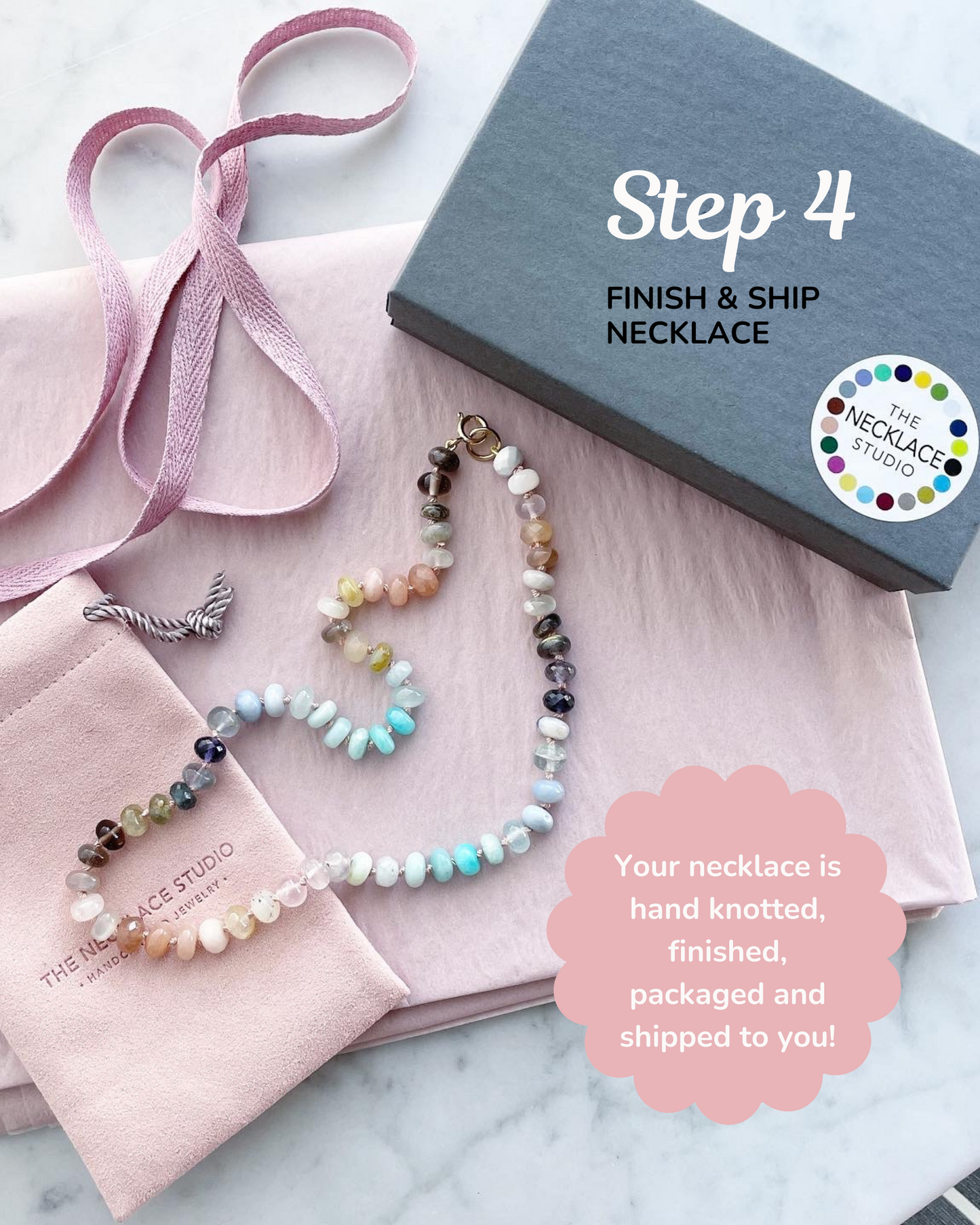 Custom Gemstone Beaded Necklace