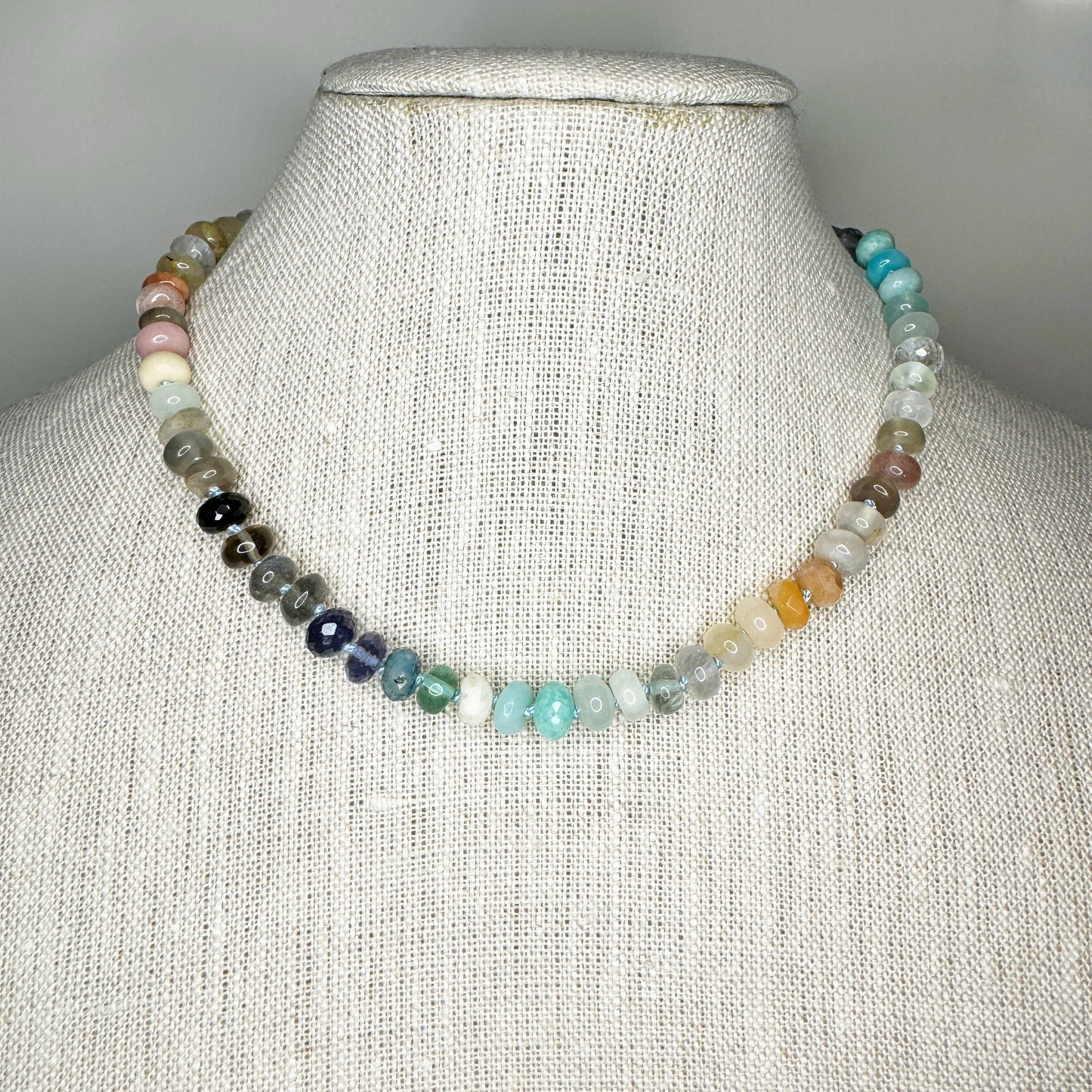 17" Surfside Gemstone Beaded Necklace