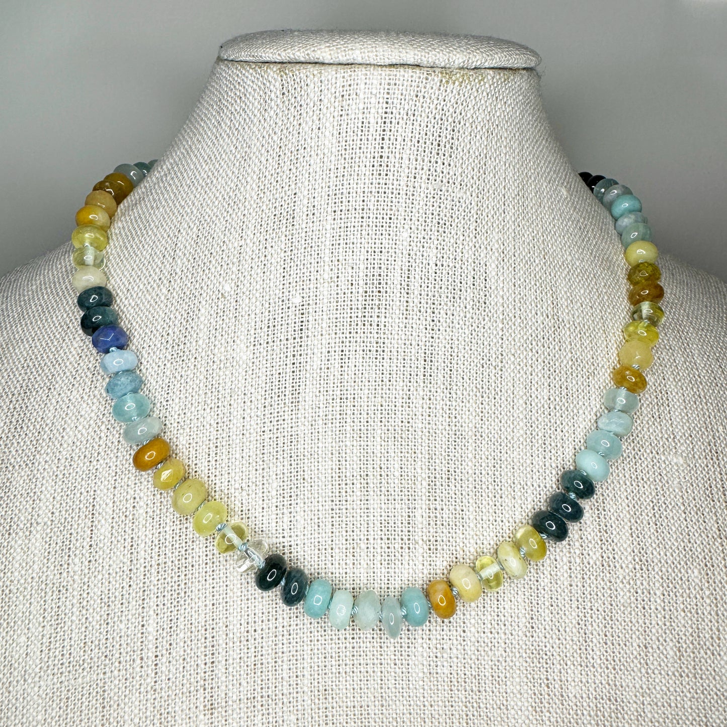 19" Sunny Sea Beaded Necklace
