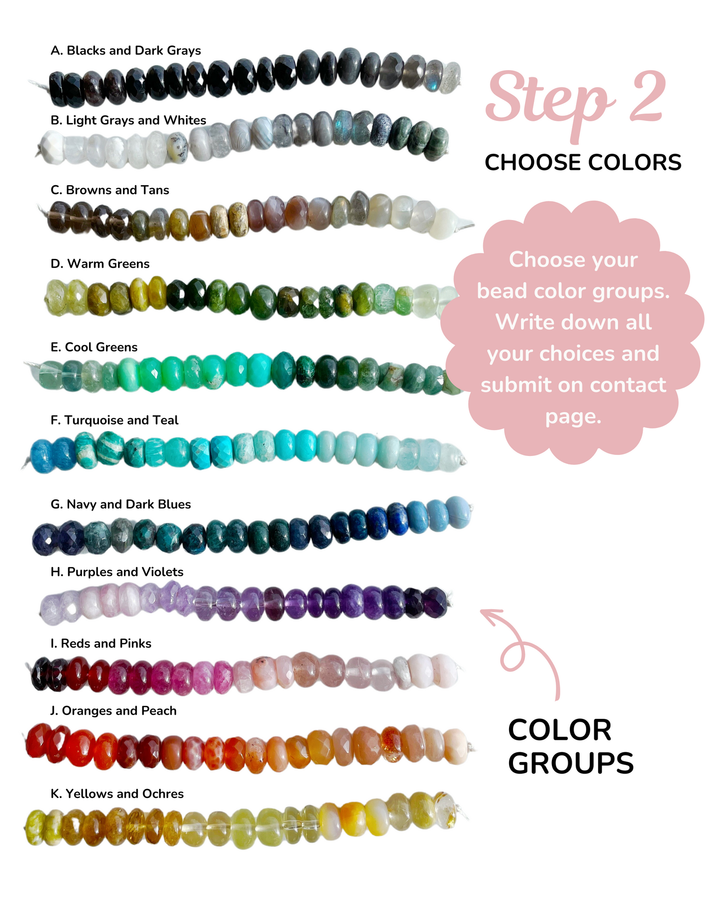 Custom Gemstone Beaded Necklace