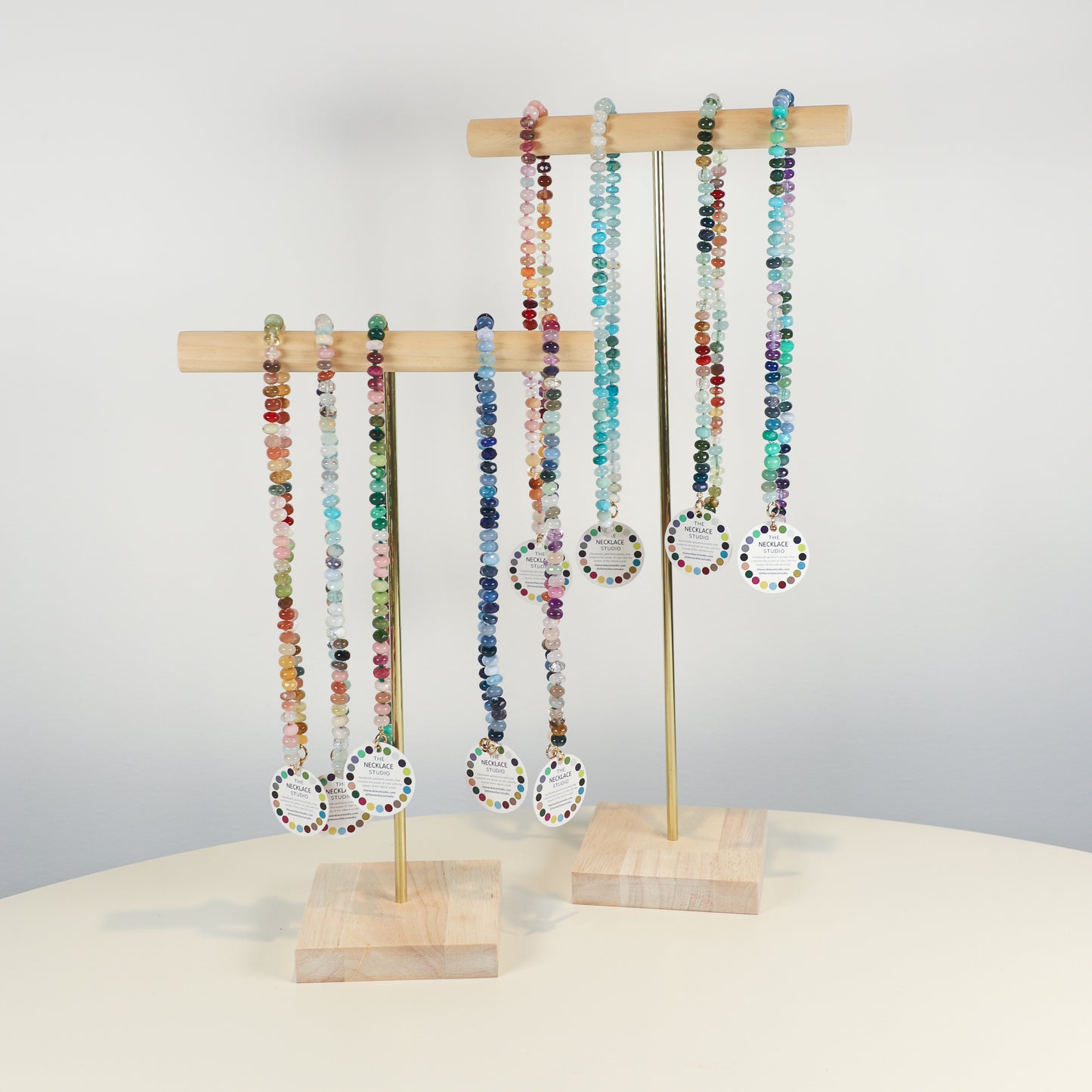 19 inch Secret Garden Gemstone Beaded Necklace