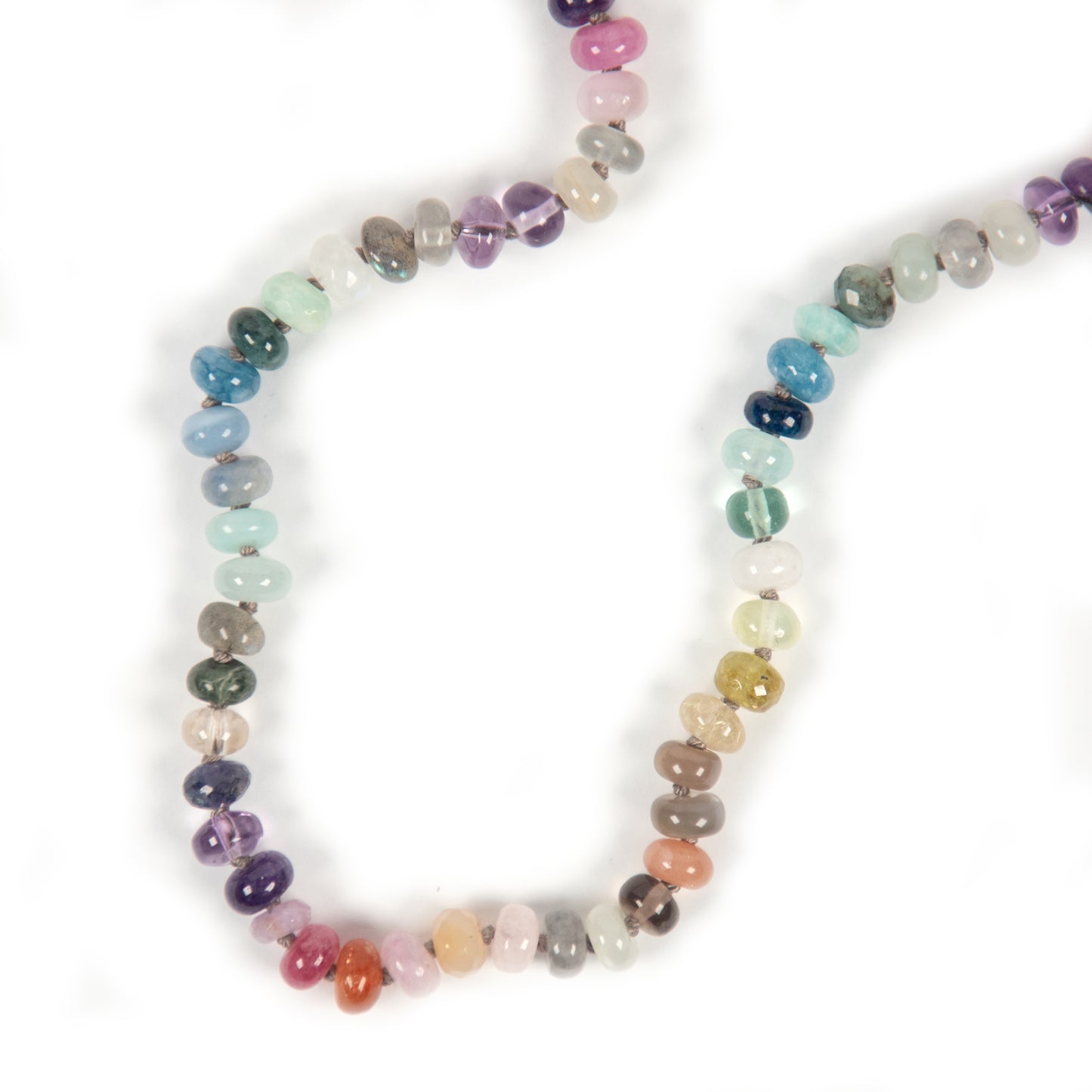 19 inch Secret Garden Gemstone Beaded Necklace