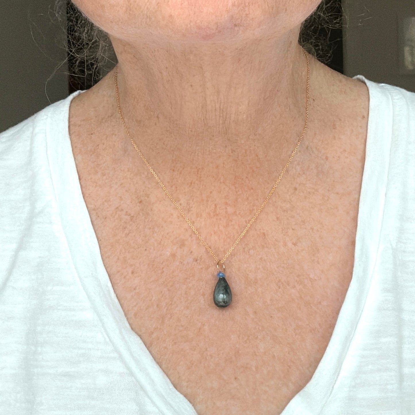 Toad Eye and Opal Gemstone Charm