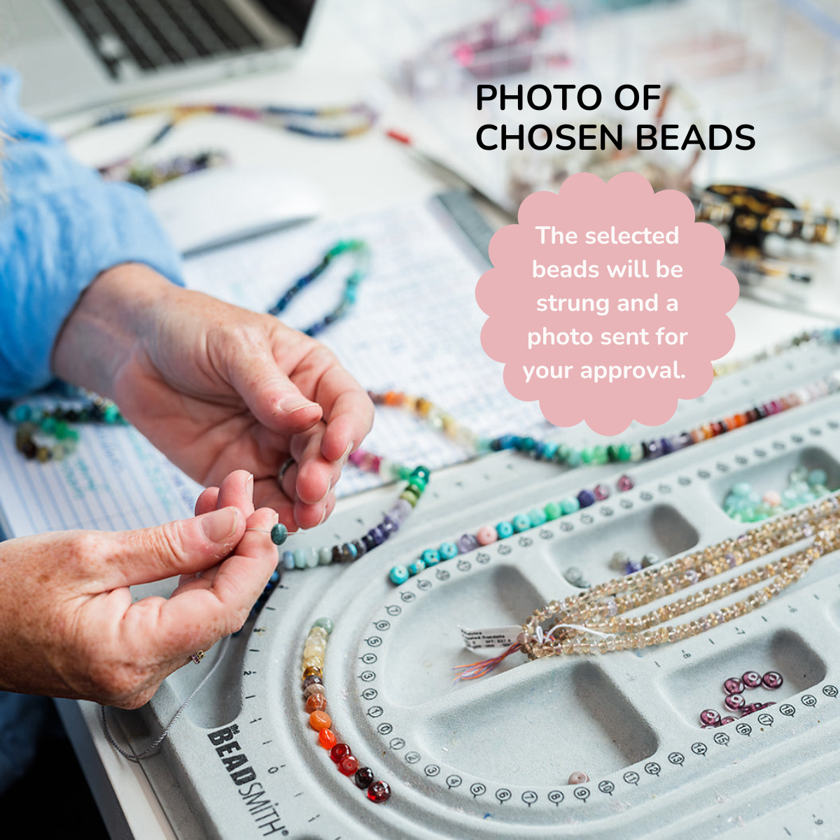 Custom Gemstone Beaded Necklace