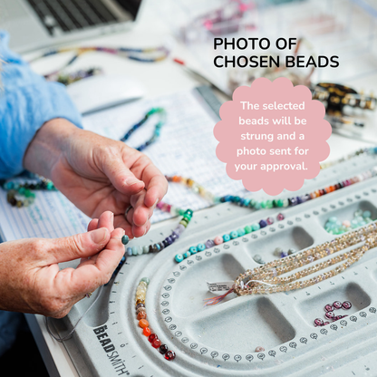 Custom Gemstone Beaded Necklace