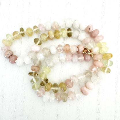 Spring Dawn Gemstone Beaded Necklace