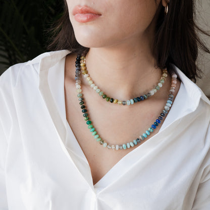 Riverbank Gemstone Beaded Necklace