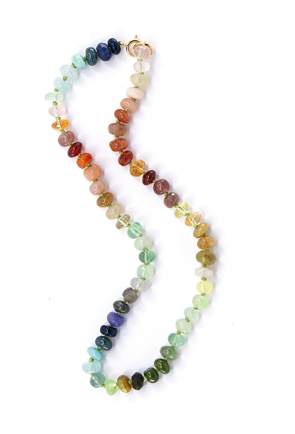 Riverbank Gemstone Beaded Necklace