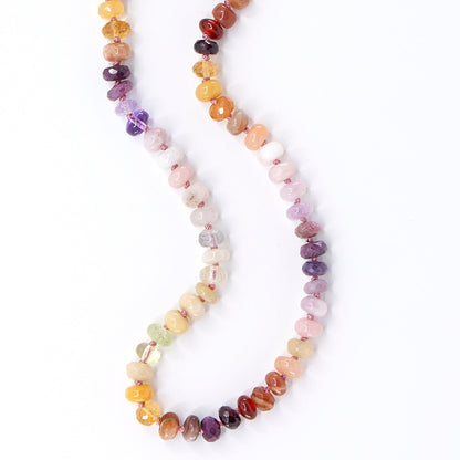 Autumn Sunset Gemstone Beaded Necklace