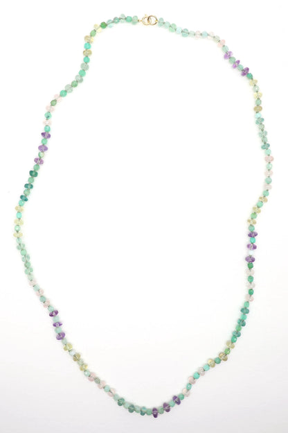 Dewy Daylight Gemstone Beaded Necklace