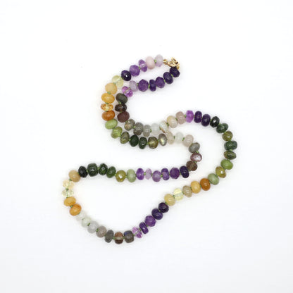 Violet Meadow Gemstone Beaded Necklace, 20.5 inches