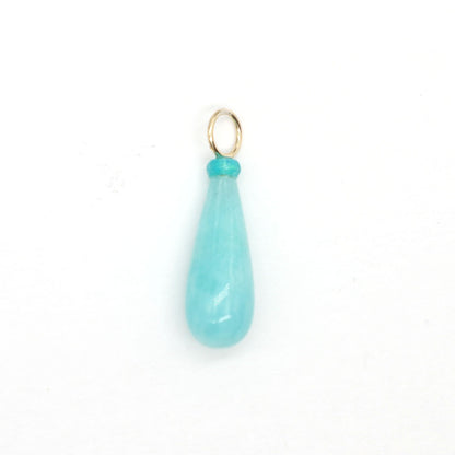 Amazonite and Opal Gemstone Charm
