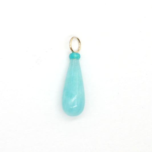 Amazonite and Opal Gemstone Charm