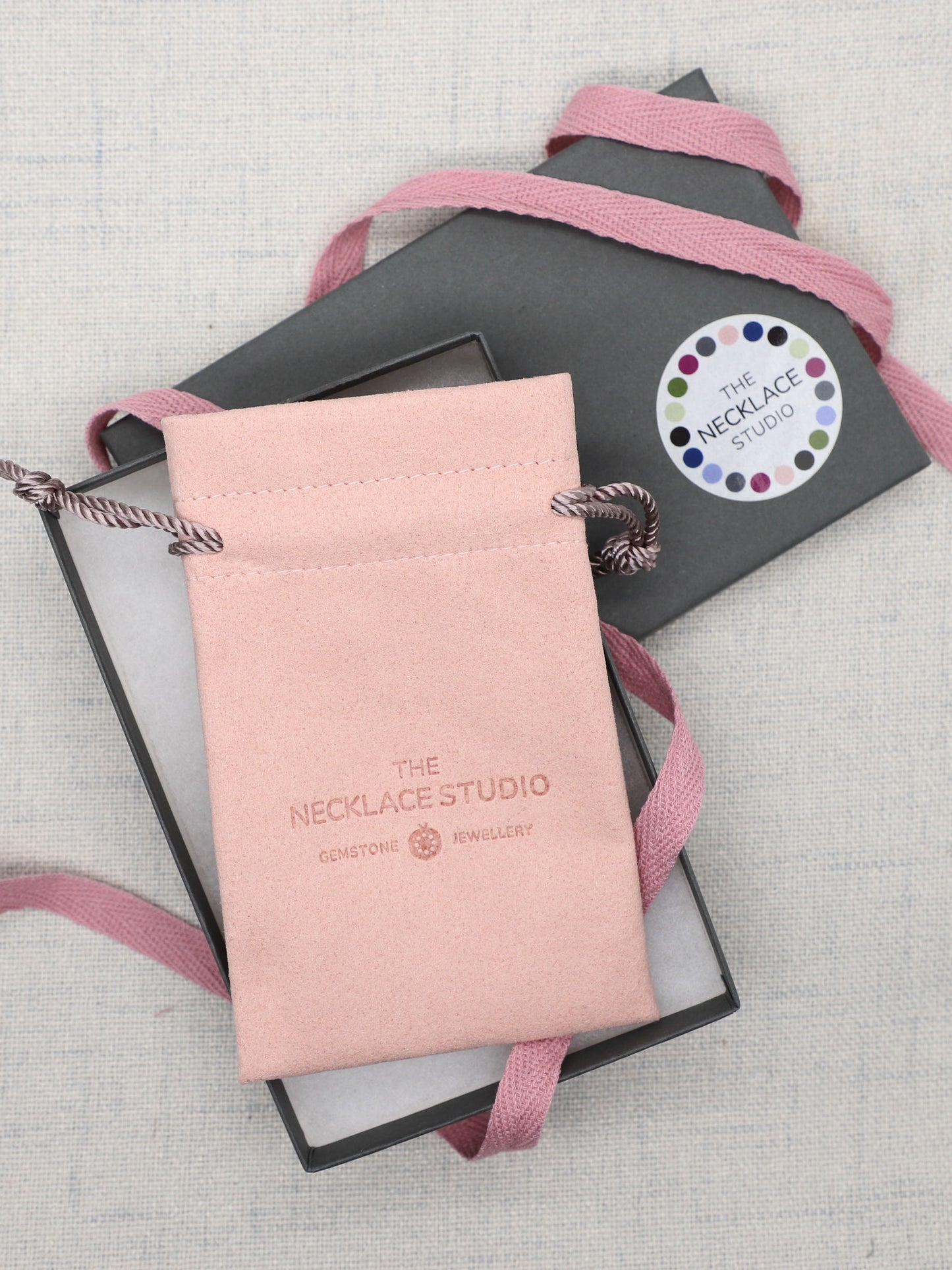 Spring Shadows Gemstone Beaded Necklace
