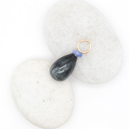 Toad Eye and Opal Gemstone Charm