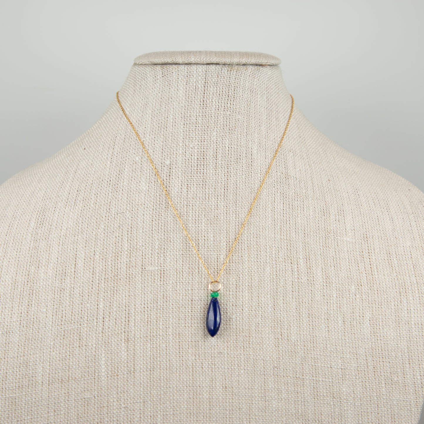 Lapis Lazuli and Opal Gemstone Charm