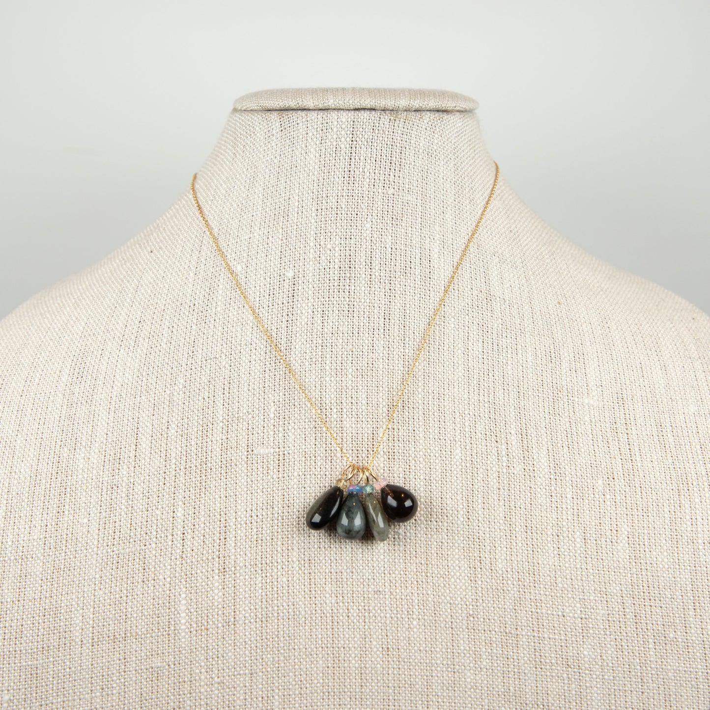 Toad Eye and Opal Gemstone Charm