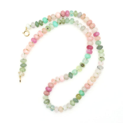 Spring Buds Gemstone Beaded Necklace