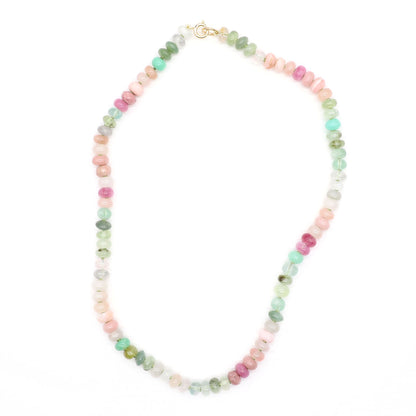 Spring Buds Gemstone Beaded Necklace