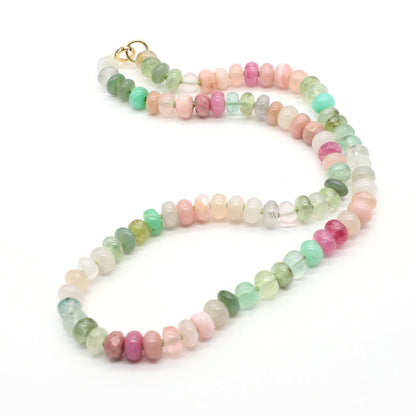 Spring Buds Gemstone Beaded Necklace