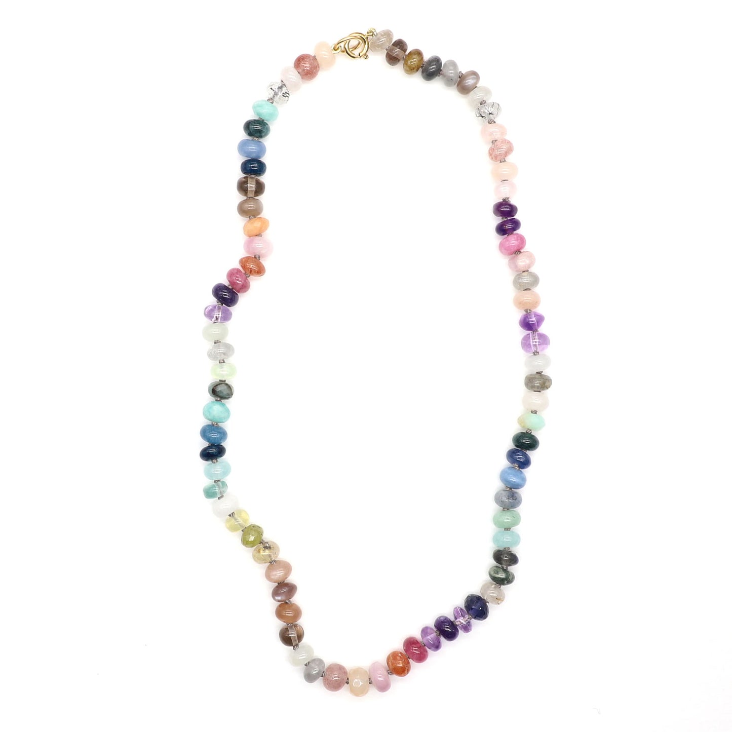 Secret Garden Gemstone Beaded Necklace—Water Element for Cancer, Scorpio and Pisces