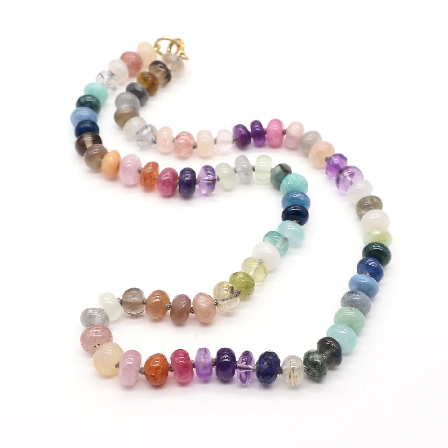 Secret Garden Gemstone Beaded Necklace—Water Element for Cancer, Scorpio and Pisces