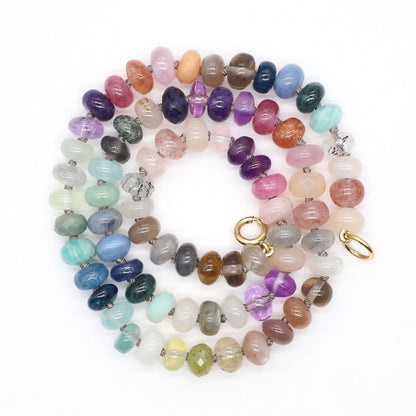 Secret Garden Gemstone Beaded Necklace—Water Element for Cancer, Scorpio and Pisces