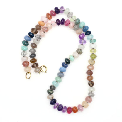 Secret Garden Gemstone Beaded Necklace—Water Element for Cancer, Scorpio and Pisces