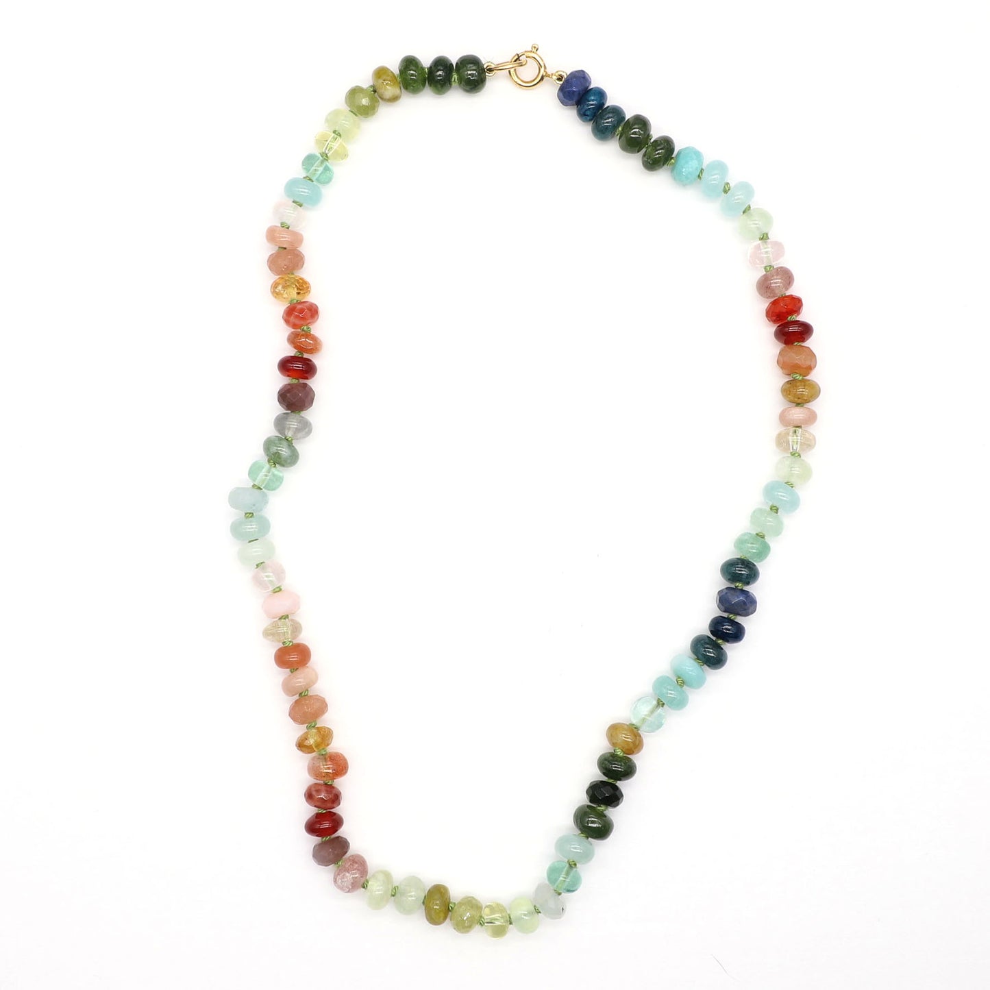 Riverbank Gemstone Beaded Necklace