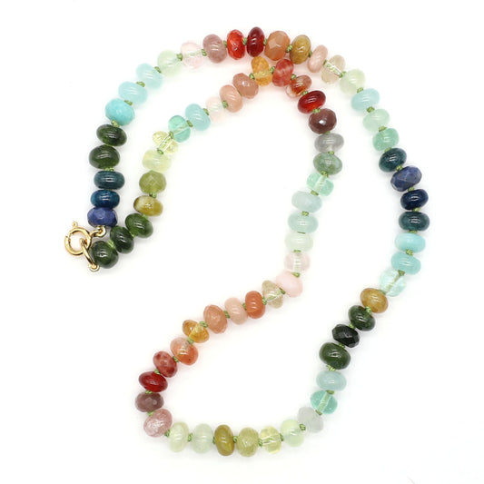 Riverbank Gemstone Beaded Necklace