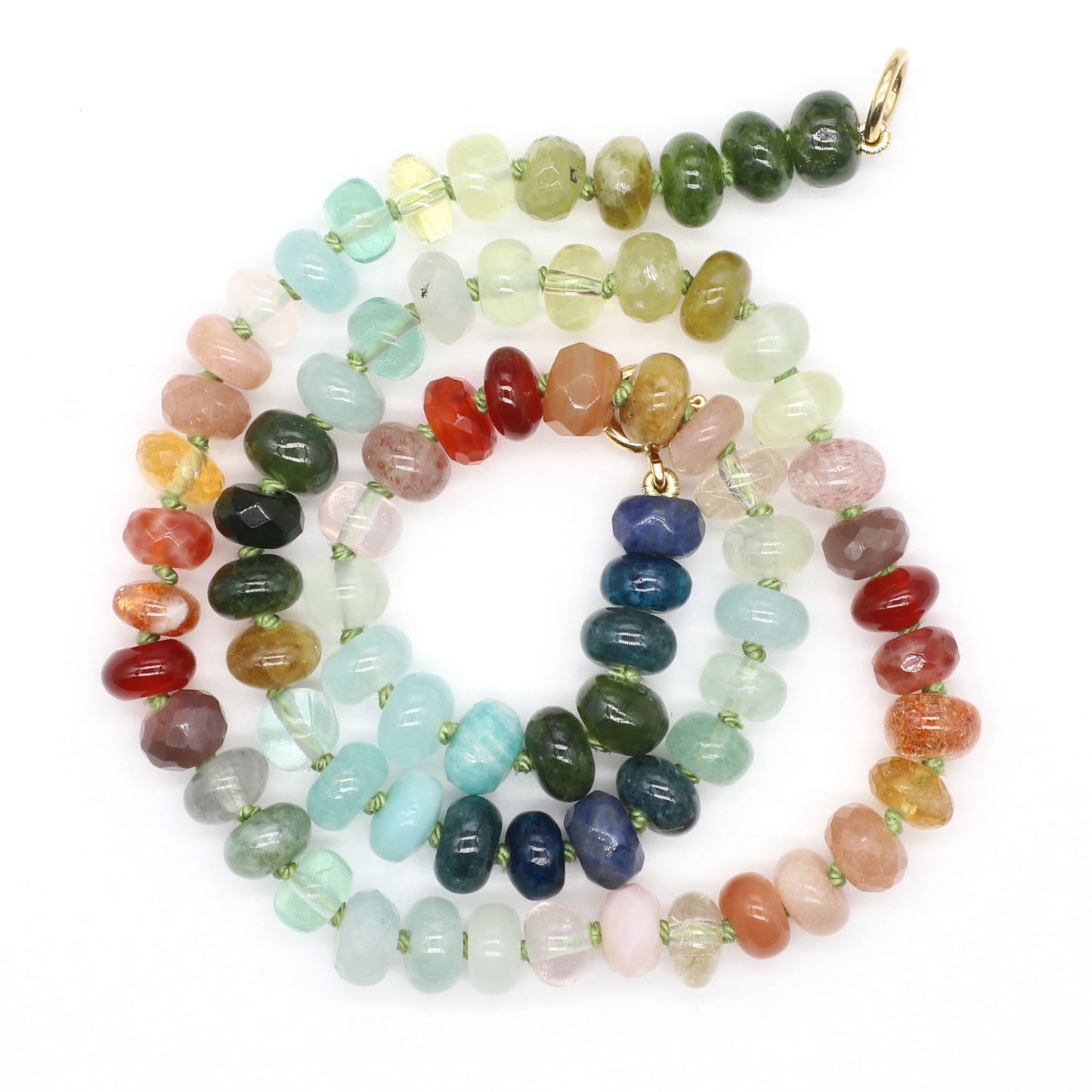 Riverbank Gemstone Beaded Necklace