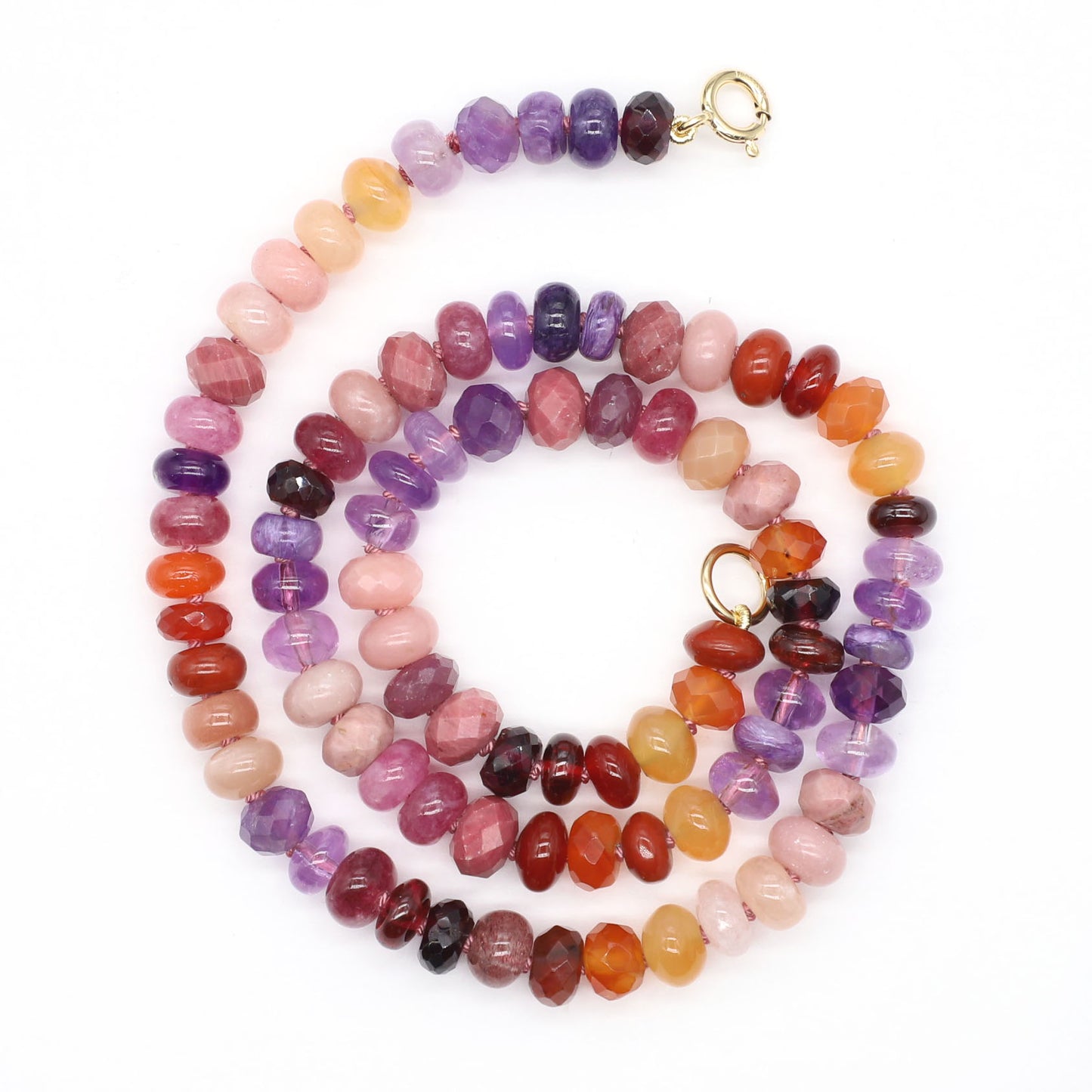 Evening Sky Gemstone Beaded Necklace