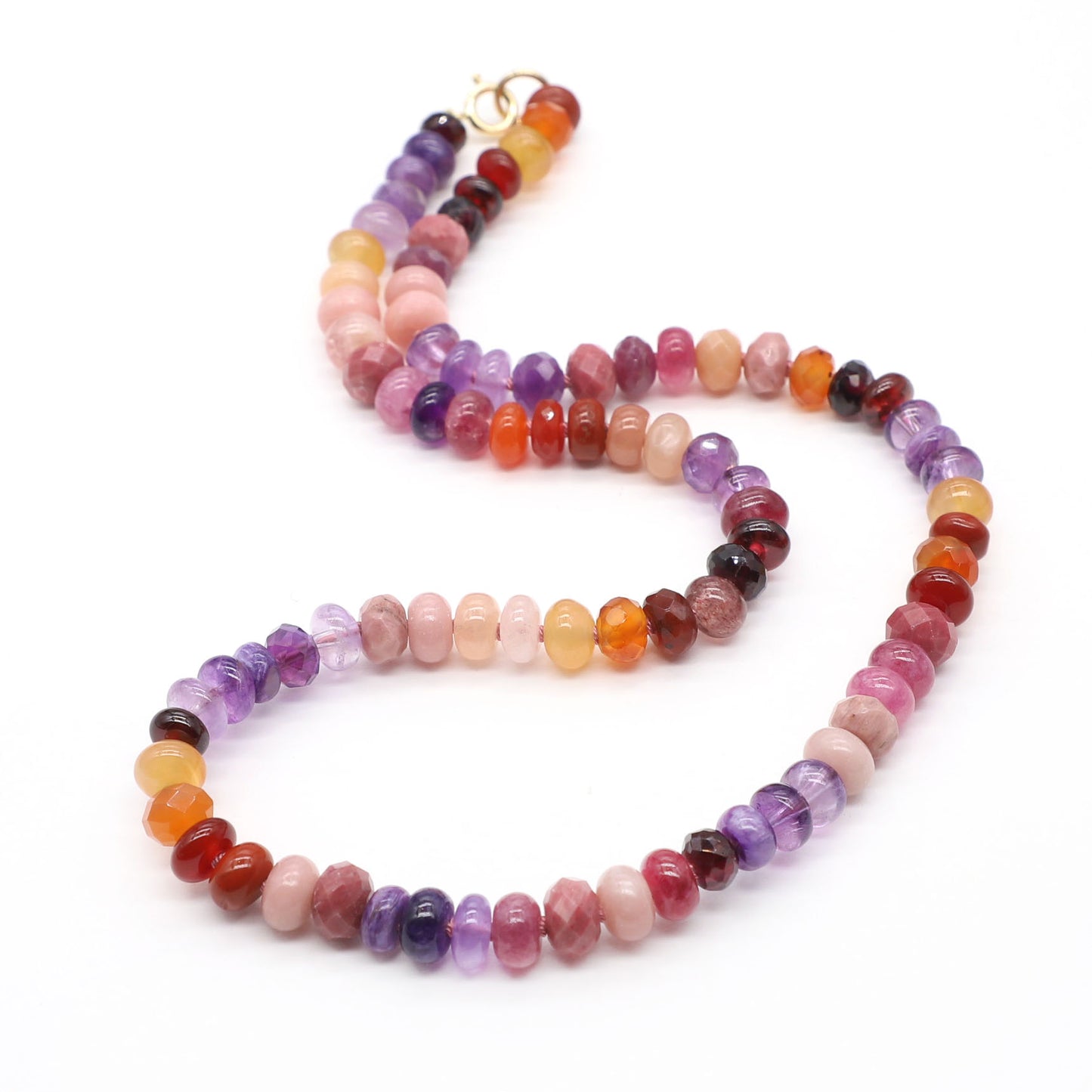 Evening Sky Gemstone Beaded Necklace