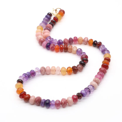 Evening Sky Gemstone Beaded Necklace