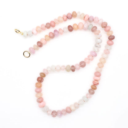 Summer Dawn Gemstone Beaded Necklace—Fire Element for Aires, Leo and Sagittarius