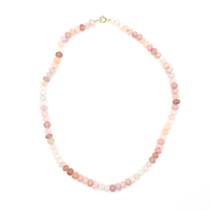 Summer Dawn Gemstone Beaded Necklace—Fire Element for Aires, Leo and Sagittarius
