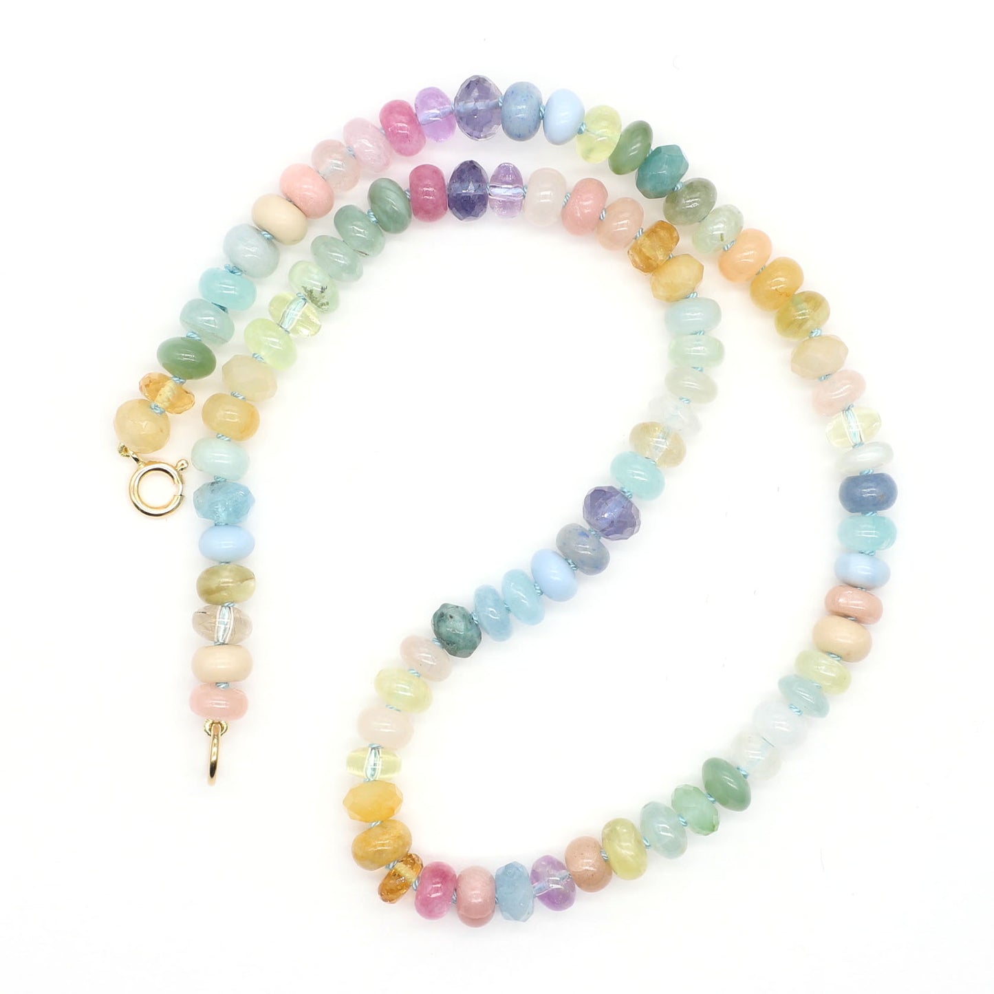 Early Dawn Gemstone Beaded Necklace