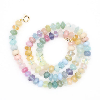 Early Dawn Gemstone Beaded Necklace