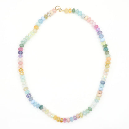 Early Dawn Gemstone Beaded Necklace