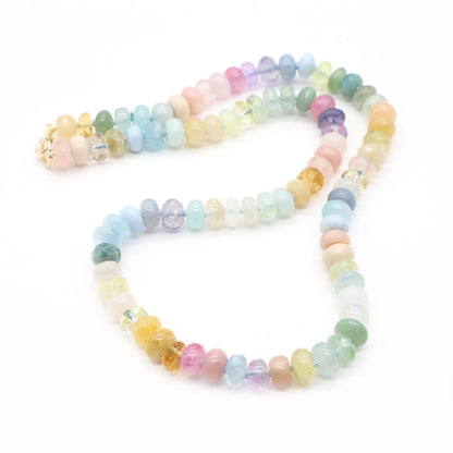 Early Dawn Gemstone Beaded Necklace