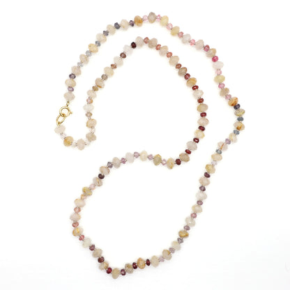 Sandy Twilight Gemstone Beaded Necklace