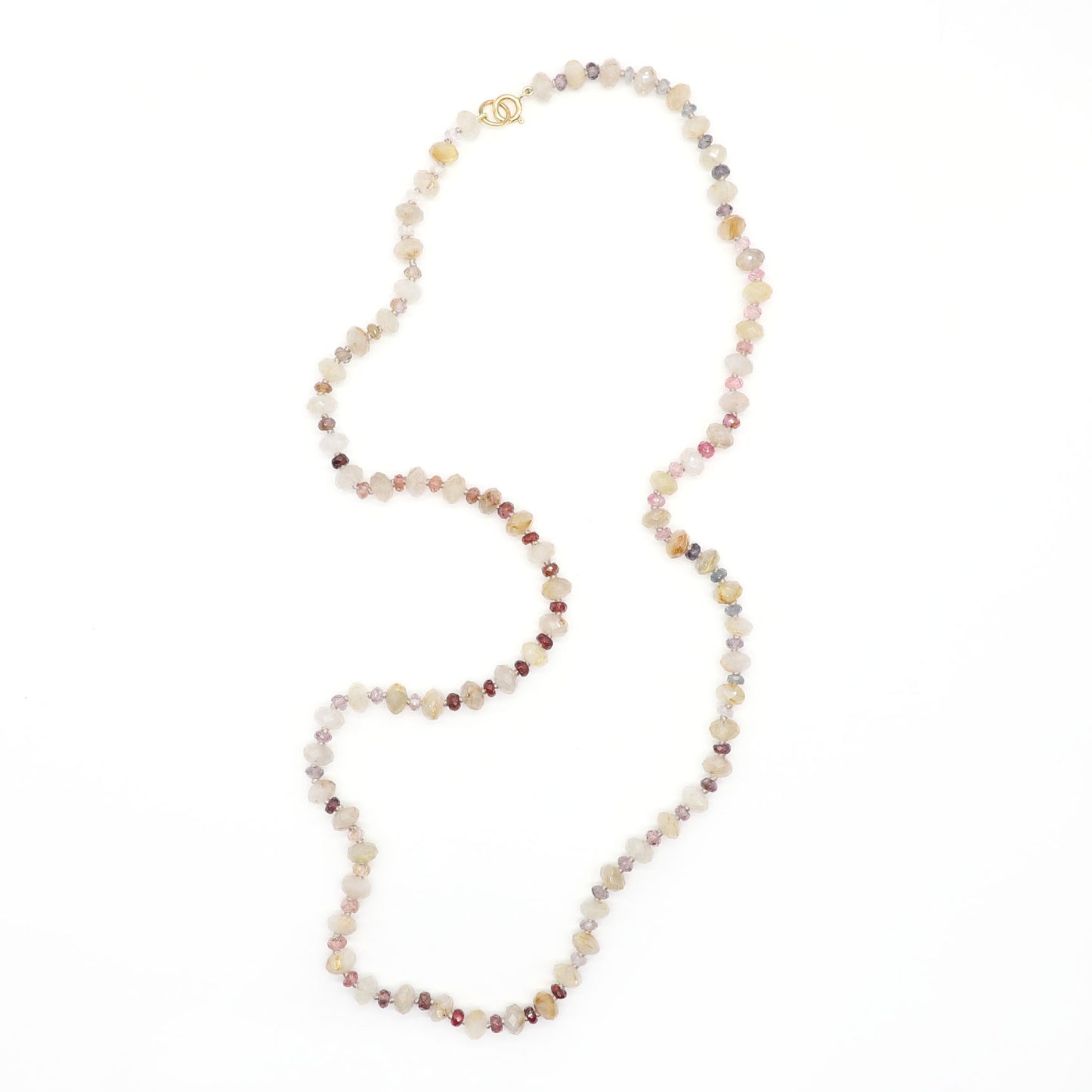 Sandy Twilight Gemstone Beaded Necklace