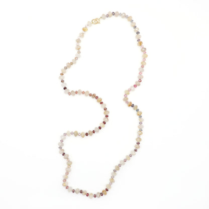 Sandy Twilight Gemstone Beaded Necklace