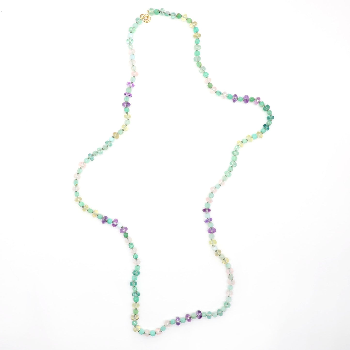 Dewy Daylight Gemstone Beaded Necklace