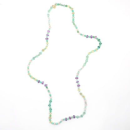 Dewy Daylight Gemstone Beaded Necklace