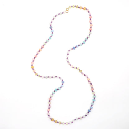 Gentle Aurora Gemstone Beaded Necklace