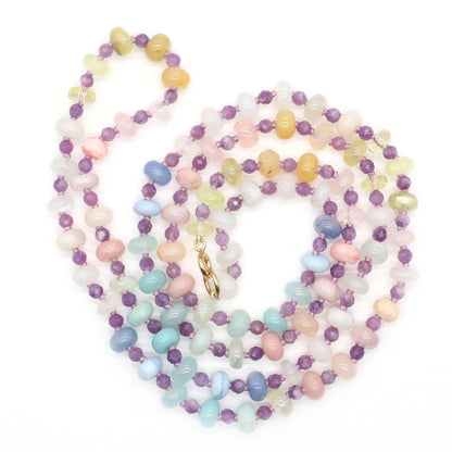 Gentle Aurora Gemstone Beaded Necklace