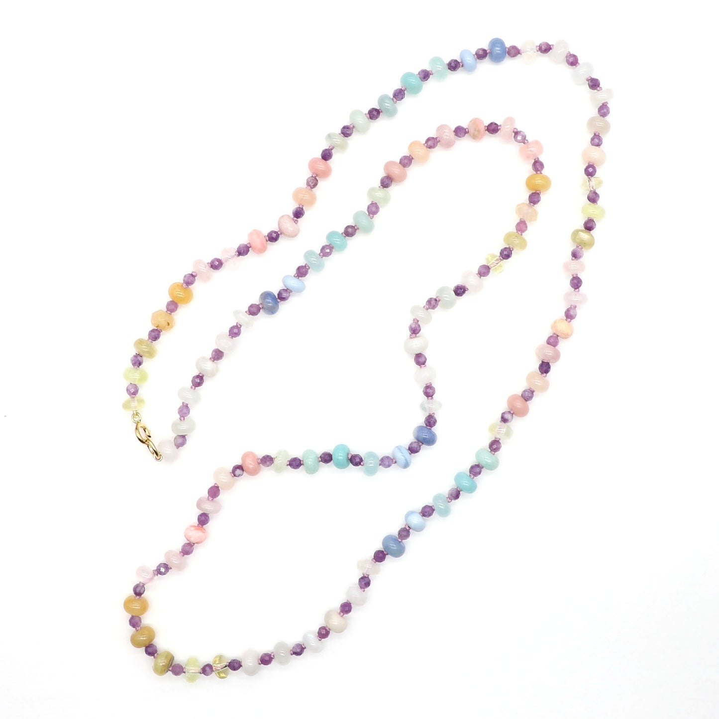 Gentle Aurora Gemstone Beaded Necklace