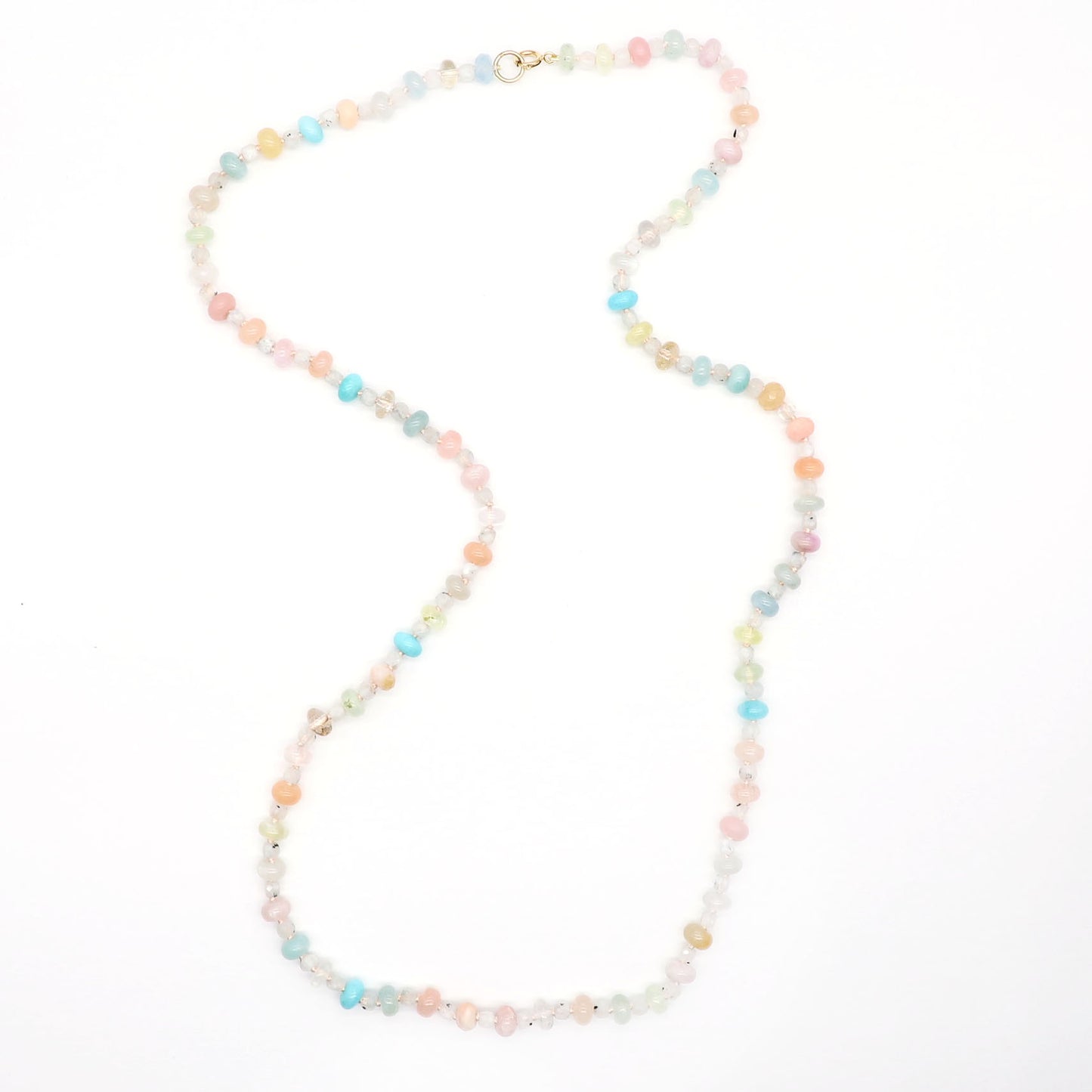 Sky Dawn Gemstone Beaded Necklace